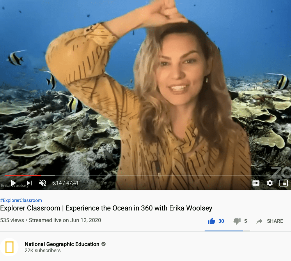 Explorer Classroom | Experience the Ocean in 360 with Erika Woolsey